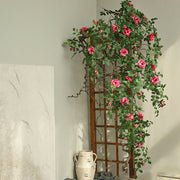 20 Inch Artificial Rose Rattan Hanging Flower Garland, 1 Pc