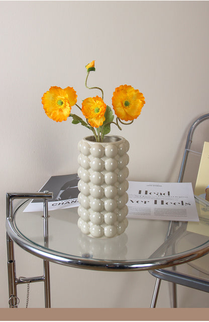 Bulk Set of 2 Modern Boho Ceramic Vase Decor for Living Room Bedroom Bookshelf Mantel Fireplace Coffee Table Wholesale