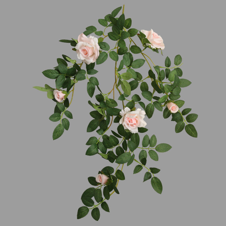 20 Inch Artificial Rose Rattan Hanging Flower Garland, 1 Pc