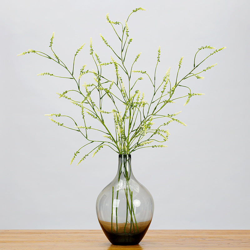 Single Stem Artificial Lavender Knotweed Flower, 48" Tall, Plastic, for Weddings, Home Decor, and Commercial Spaces
