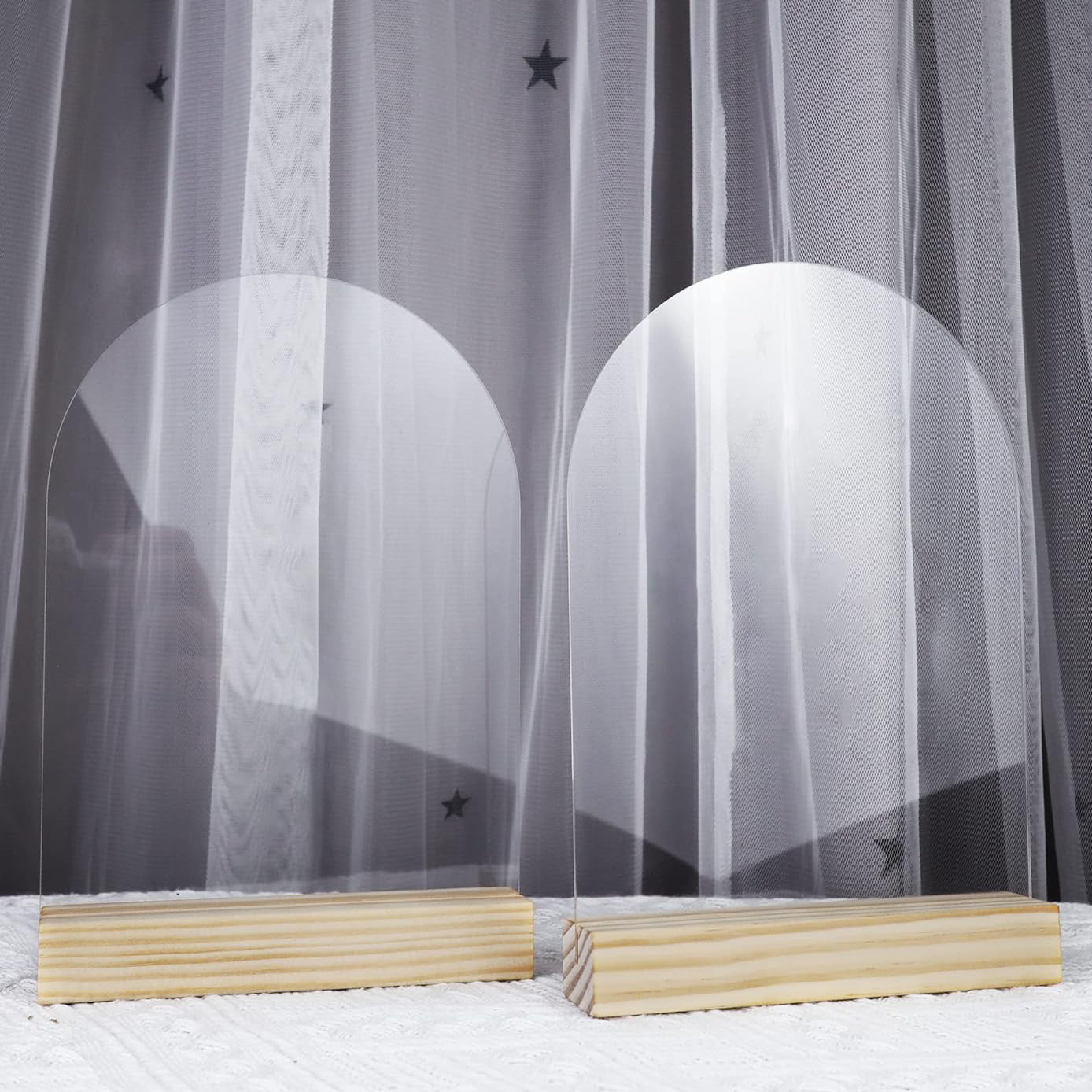 Bulk 10PCS Wood Card Holders 2025 Natural Wood Table Number Stands Non Slip Base for Wedding Reception Anniversary Party Decor Wholesale