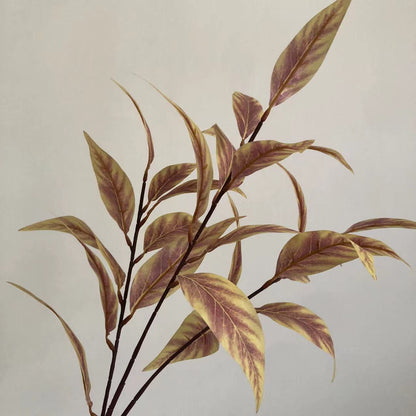 10-Pack 29.5" Artificial 3-Stem Lily Leaves – Wedding Aisle Decor & Floral Arrangement Filler