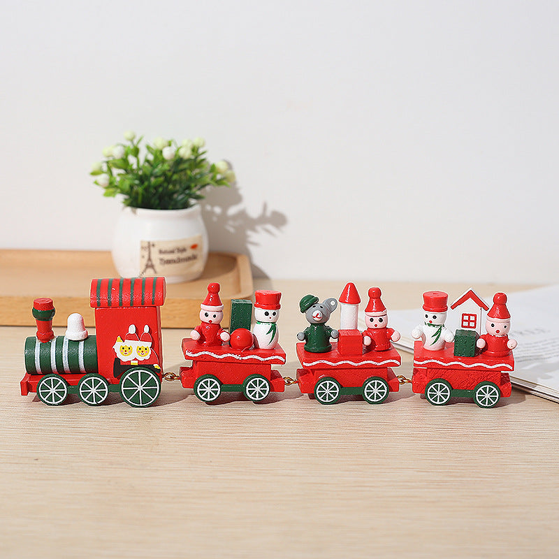 Christmas Train Toy Set 10 Pcs Bulk Kids Gift Xmas Party Home Decor Ornaments