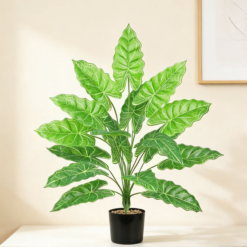 Artificial Lucky Bamboo Plant, 24" Tall, Realistic PE/PVC Material, Perfect for Home, Office, Wedding Decor