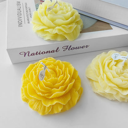 DIY Peony Scented Candle - Valentine's Day Decor & Gift | Floral Home Decor