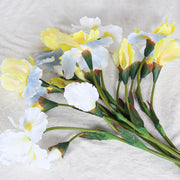 30 Inch Artificial Silk Iris Stem Flower 1 Pc for Christian Flower Arrangements