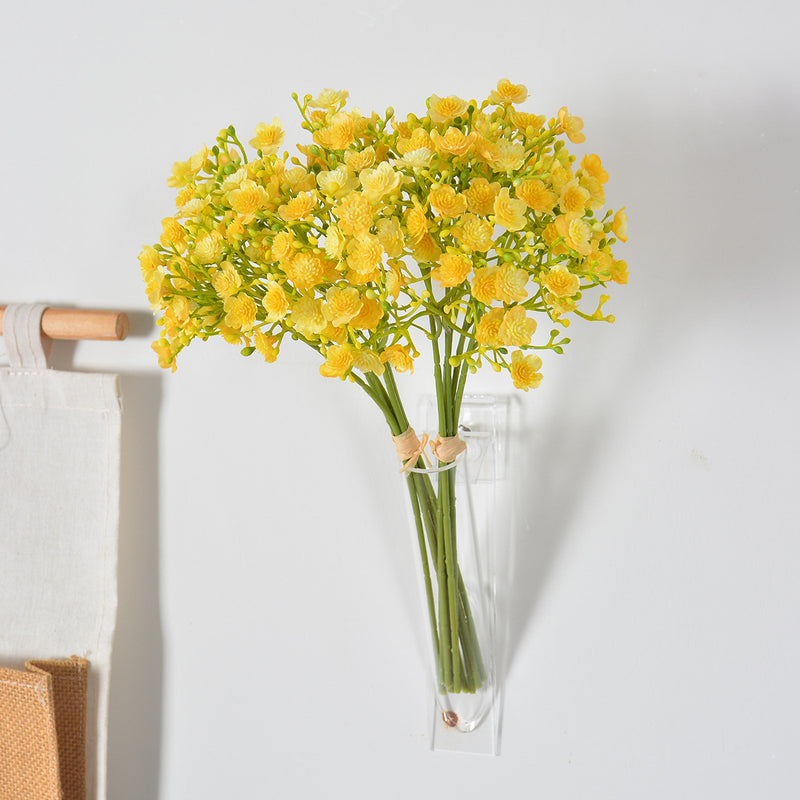Artificial Baby's Breath Bouquet, 12-Inch Faux Gypsophila Stems, Perfect for Weddings, Home Decor, and Events