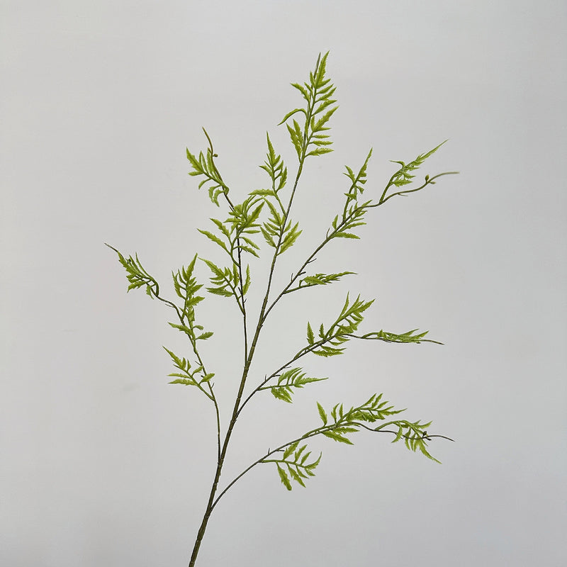 Artificial Persian Fern Bush, Soft Rubber Faux Greenery for Indoor & Outdoor Use, Home, Wedding & Window Display