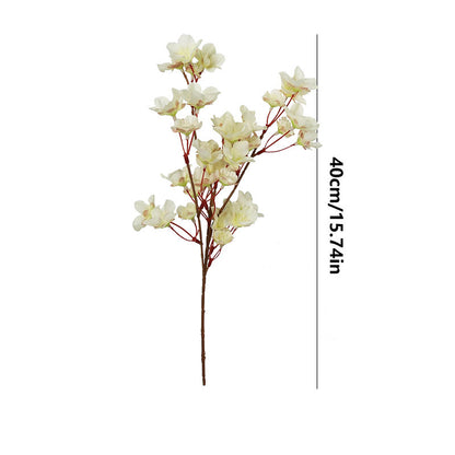 Wedding Floral Backdrop Decor Premium 6 Pcs Artificial Cherry Blossom Branches Silk UV Resistant for Venue Styling