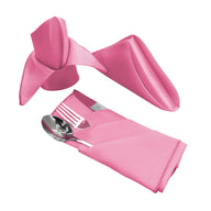 Bulk 25 Pcs Satin Square Napkins for Wedding Banquet Valentine's Day Party Dinner Table Wholesale