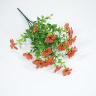 Premium Outdoor Fake Flowers 10 Pack UV Resistant Polyester Eucalyptus Bundles  Eco Friendly Stems for Patio Garden Porch Decor