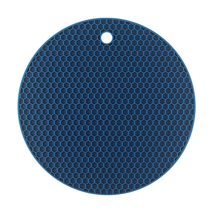 Bulk 3 Pcs Round Trivets Mat Multifunctional Heat Resistant Silicone Placemats Non-slip Cup Coasters Wholesale