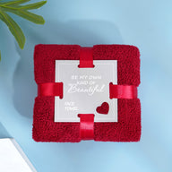 Sherpa Fleece Hand Towel - Wedding Favor & Gift for Bridal Shower Anniversary Celebration Events