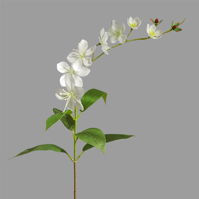 Artificial Jasmine Vine, Single Stem with 9 Blooms, 31" Tall, Silk-Like Fabric, Perfect for Home Decor, Weddings & Events