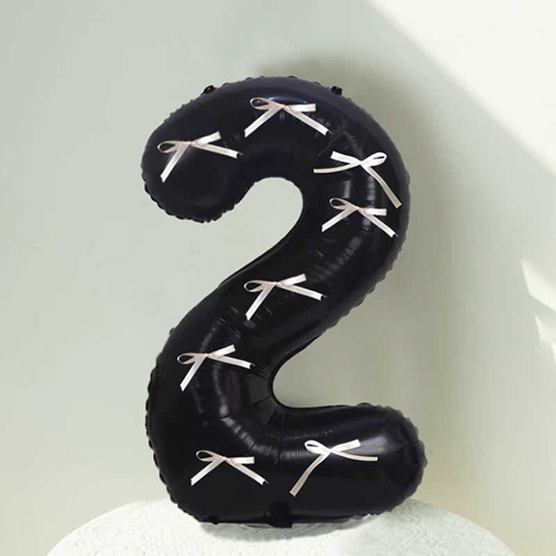 32 Inch Number Foil Balloon - 0-9 Digits Optional | Kids Birthday Party Decor for Boys & Girls