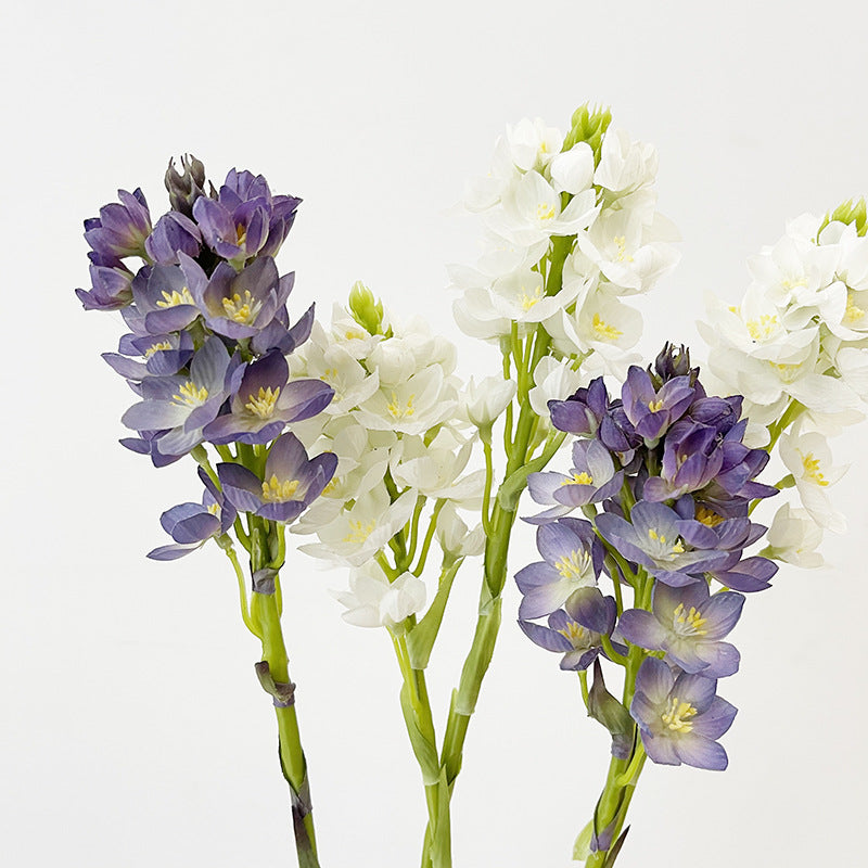Artificial Dendrobium Galaxy Orchid Spray Stems 21 Inch 10 Pcs Silk Flowers Bulk Wholesale