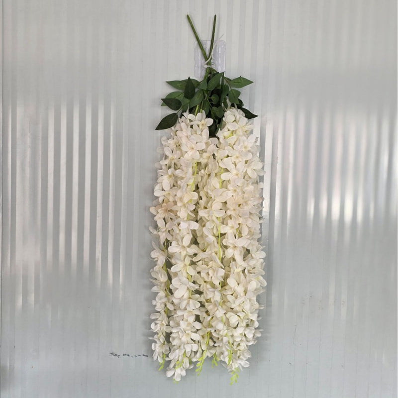 Artificial Wisteria Vine Garland, 33 Inches, Plastic, Indoor/Outdoor Decor for Weddings, Homes, and Events