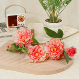 6-Head Peony Artificial Flower Stems - 27.6 Inch 2-Pack | Wedding Decor