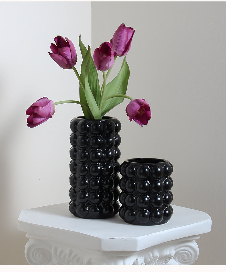 Bulk Set of 2 Modern Boho Ceramic Vase Decor for Living Room Bedroom Bookshelf Mantel Fireplace Coffee Table Wholesale