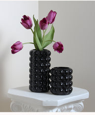 Bulk Set of 2 Modern Boho Ceramic Vase Decor for Living Room Bedroom Bookshelf Mantel Fireplace Coffee Table Wholesale