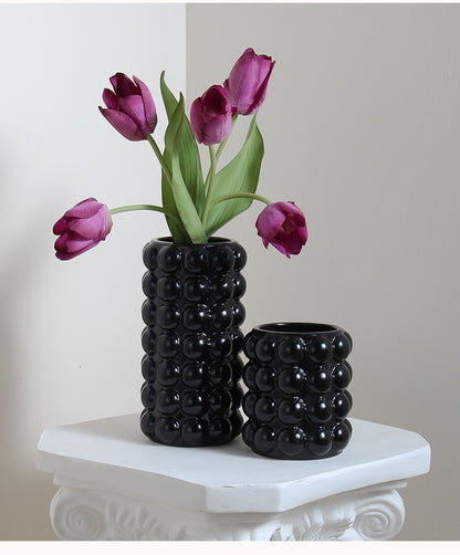 Bulk Set of 2 Modern Boho Ceramic Vase Decor for Living Room Bedroom Bookshelf Mantel Fireplace Coffee Table Wholesale