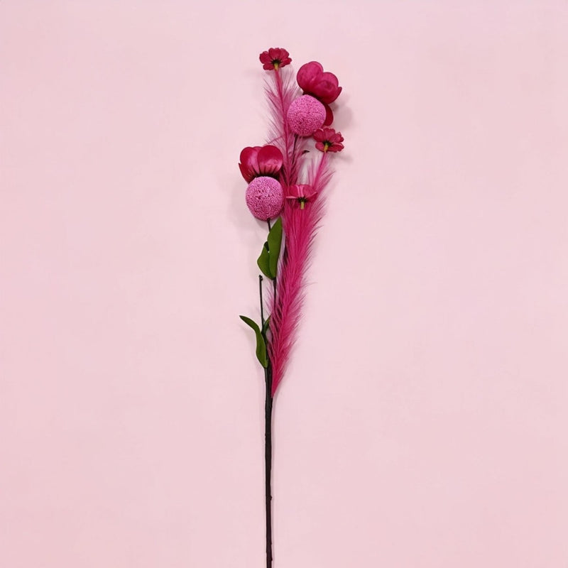 Magnolia Silk Bush with 3 Blooms, 20" Tall Faux Flower Arrangement for Weddings, Home & Commercial Decor