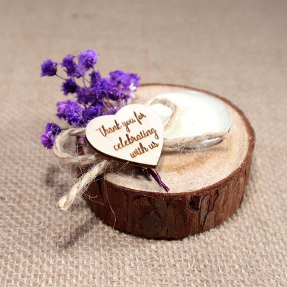 Premium Soy Wax Candles Gift Set 20 Pack Hand Poured Customizable Candles with Signboard for Wedding Baby Shower Home Decor