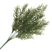 Cedar Pine Bush Artificial Plants 10 Pcs Green Christmas Decorative Foliage