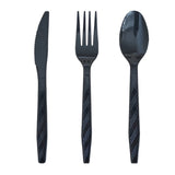Bulk 60 Pcs Disposable Tableware Set Plastic Colored Knives Forks Spoons Set Wholesale