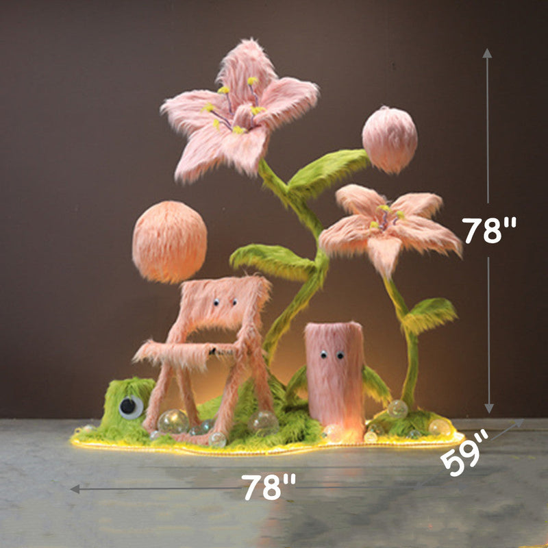Luxury Artificial Giant Flower Arrangement Bulk for Landscape Mall Office Decoration