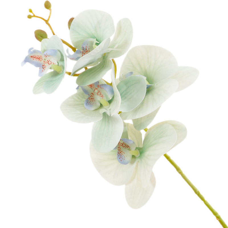 3D Orchid Artificial Flower Stem - 5 Heads 27.6 Inches | Wedding Decor & Bridal Props