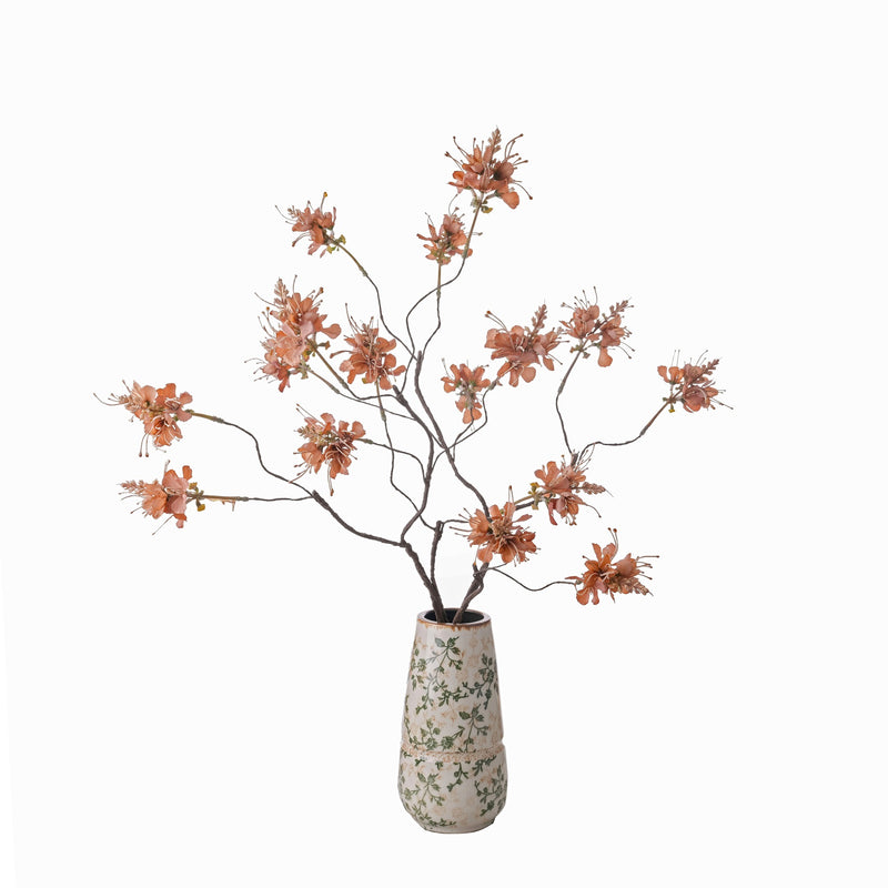 Artificial Cleome Spider Flower Bush, Single Pick with Multiple Branches, Faux Floral Decor for Weddings, Home & Hotel Display