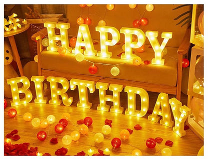 Bulk 8 Inch 3D Light Up Letters Set with LED for Valentine's Day Baby Shower Wedding Decoration Wholesale