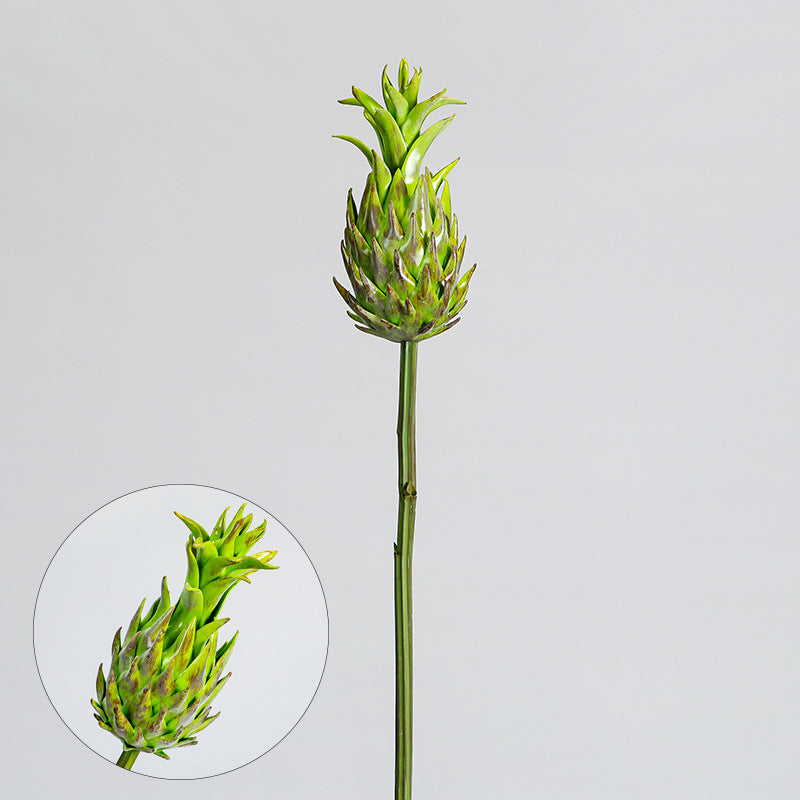Artificial Pineapple Head Stem, Single Stem Tropical Plant Decor, Perfect for Home, Events, and Commercial Spaces