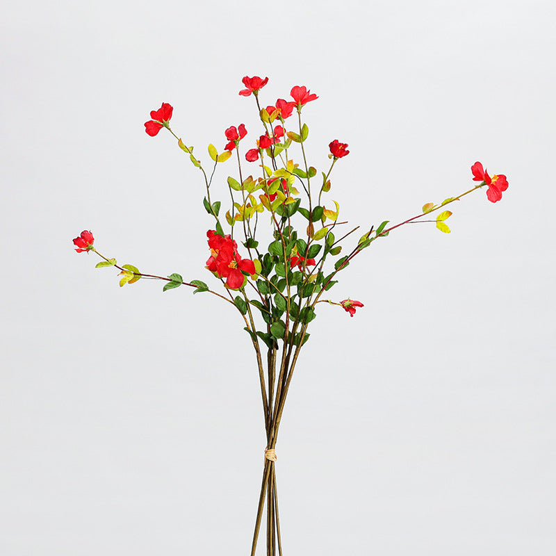 18-Bloom Wildflower Bouquet in Silk-Like Fabric, 20" Long, Perfect for Weddings, Home Decor, and Events