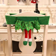 Christmas Chair Covers - New Santa Belt Elf & Girl Skirt Styles | 18x12 Inches