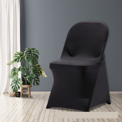 Bulk 2 Pcs Stretch Folding Chair Covers Removable Elastic Chair Covers for Banquets Weddings Events Parties Holiday Celebrations Wholesale