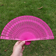 Premium 10 pcs Wedding Favor Fans Personalized Wooden Hand Fans with Engraved Text for Bridal Shower Guest Gifts Party Favors