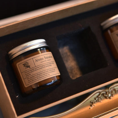 Bulk Smokeless Scented Candles Gift Set 6 Pack Candles for Wedding Shower Gifts for Soy Wax Long Lasting Amber Jar Candles Gift Wholesale