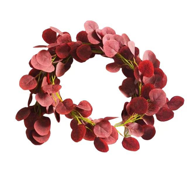 Eucalyptus Leaf Vine, 146-Leaf Artificial Trailing Plant, 75" Long, Wedding Decor, Home & Commercial Styling