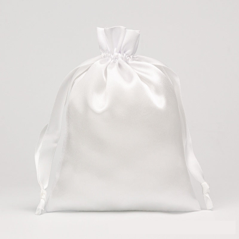 Bulk 10 Pcs Gift Bags Satin Drawstring Pouches For Wedding Party Jewelry Candy Pouch Wholesale