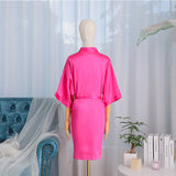 Customized Women's Feather Robe - Bridal Wedding Morning Gown Pajamas for Bridesmaids & Brides