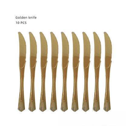 Bulk 10 Pcs Pink Disposable Tableware with Baby Girl Letters Decor Wholesale