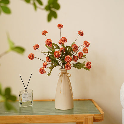 Wedding Floral Backdrop Decor Premium 10Pcs Artificial Mums UV Resistant for Venue Styling