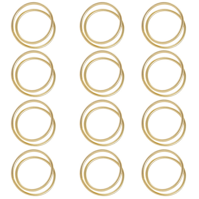 Bulk 12 Pcs Metal Spiral Napkin Rings for Weddings Receptions Dinner Party Decor Wholesale