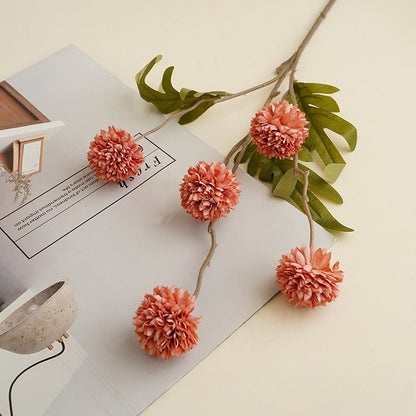 Wedding Floral Backdrop Decor Premium 10Pcs Artificial Mums UV Resistant for Venue Styling