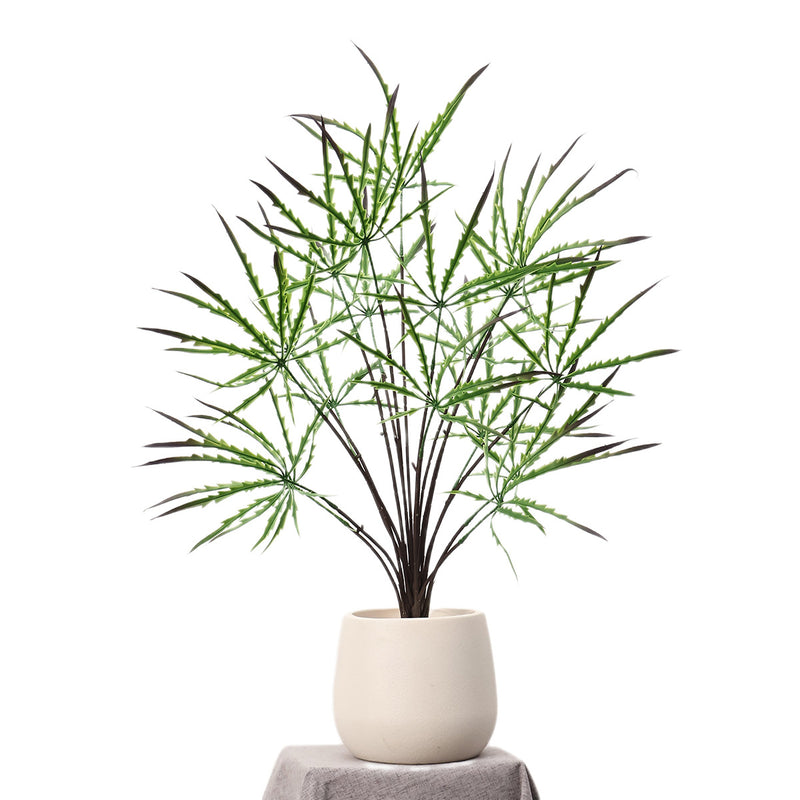 Artificial Aralia (False Aralia) Plant Bush, Tropical Faux Greenery, Nordic Style for Home, Office & Window Displays