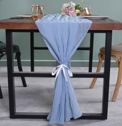 Bulk 2 Pack 27.5"X118" Boho Table Runner for Wedding Bridal Baby Shower Engagement Party Valentine's Day Decor Wholesale