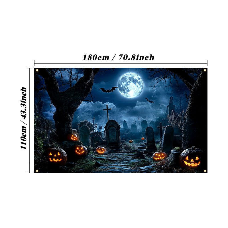 Outdoor Hanging Cloth Halloween Garden Flag