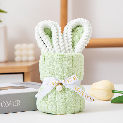 Wedding Favor Cute Bunny Towel - Adorable Gift for Bridal Shower Birthday & Party